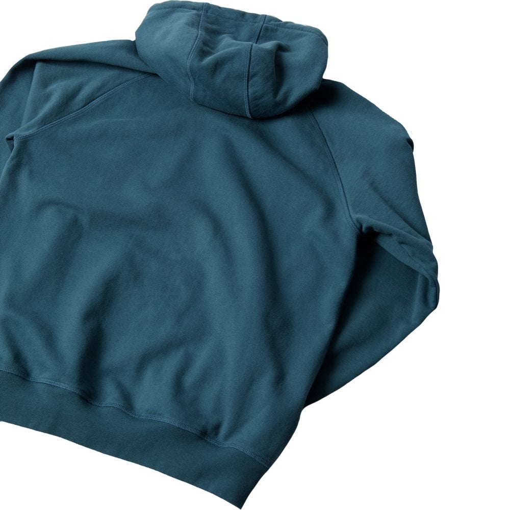 Crow Logo Hooded Sweatshirt - Teal