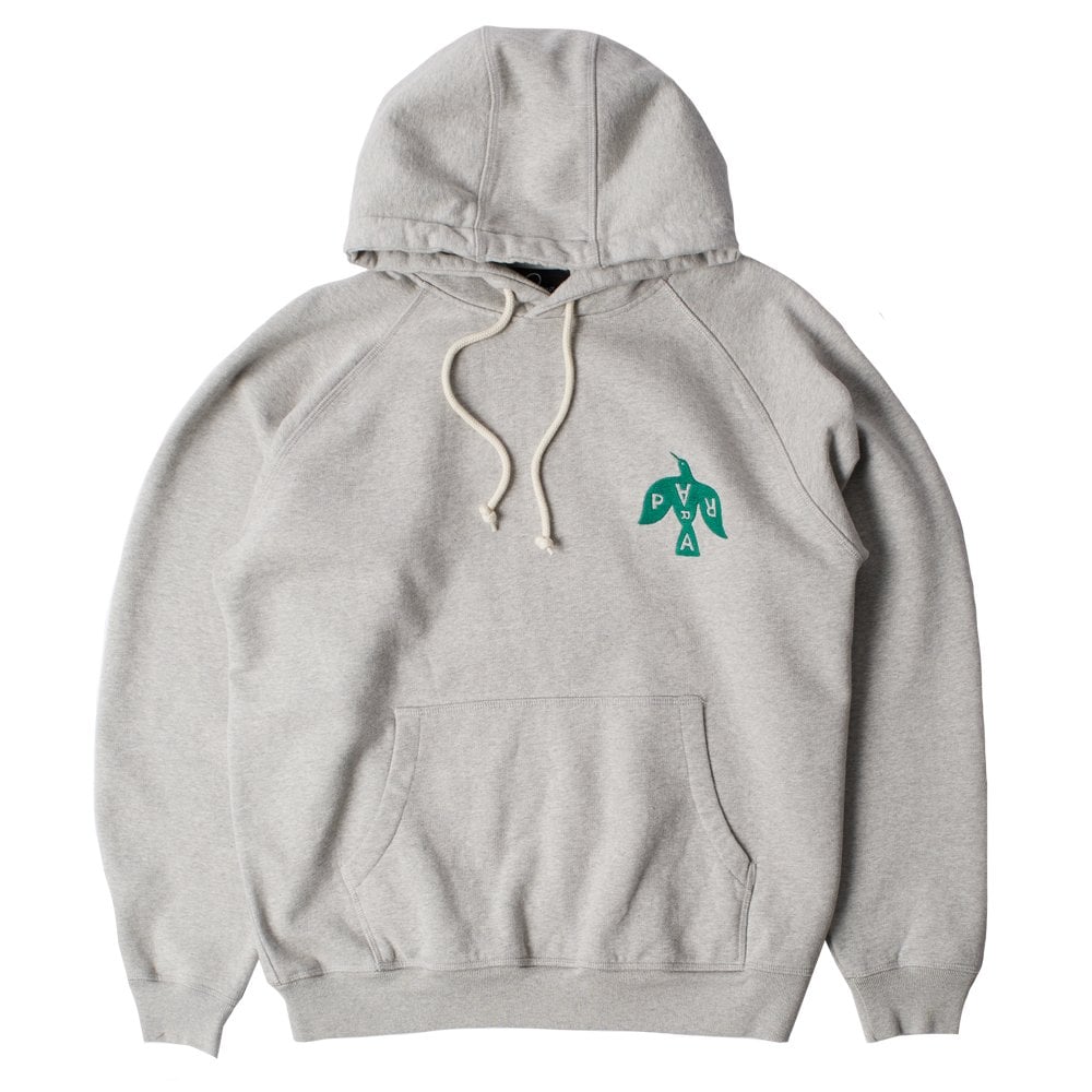Crow Logo Hooded Sweatshirt - Heather Grey