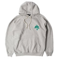 Crow Logo Hooded Sweatshirt - Heather Grey