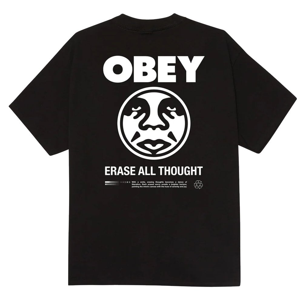 Erase All Thought T-Shirt - Black
