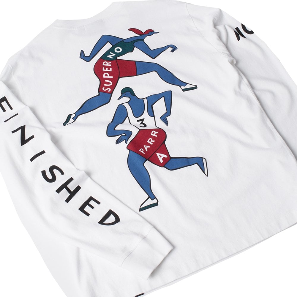 Not Finished Long Sleeve T-Shirt  - White