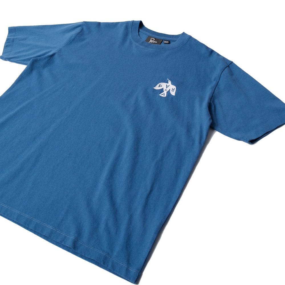 Crow Logo T-Shirt  - Blue