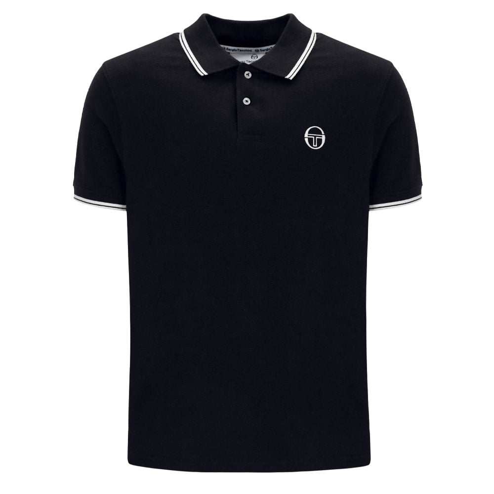 Sergio 020 Polo Shirt - Black/White