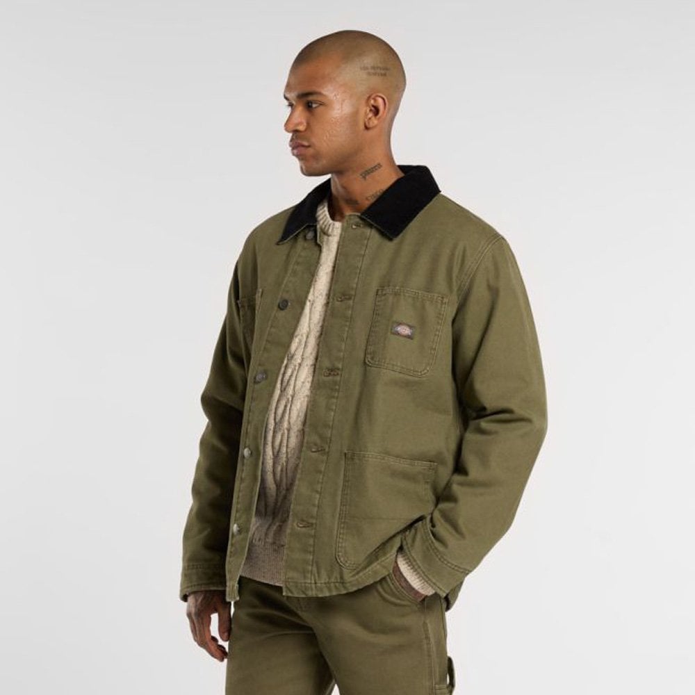 Duck Canvas Chore Coat - Military Grn
