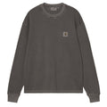 Long Sleeve Vista Waffle T-Shirt - Black