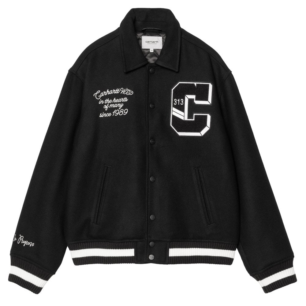 World Class Varsity Jacket - Black