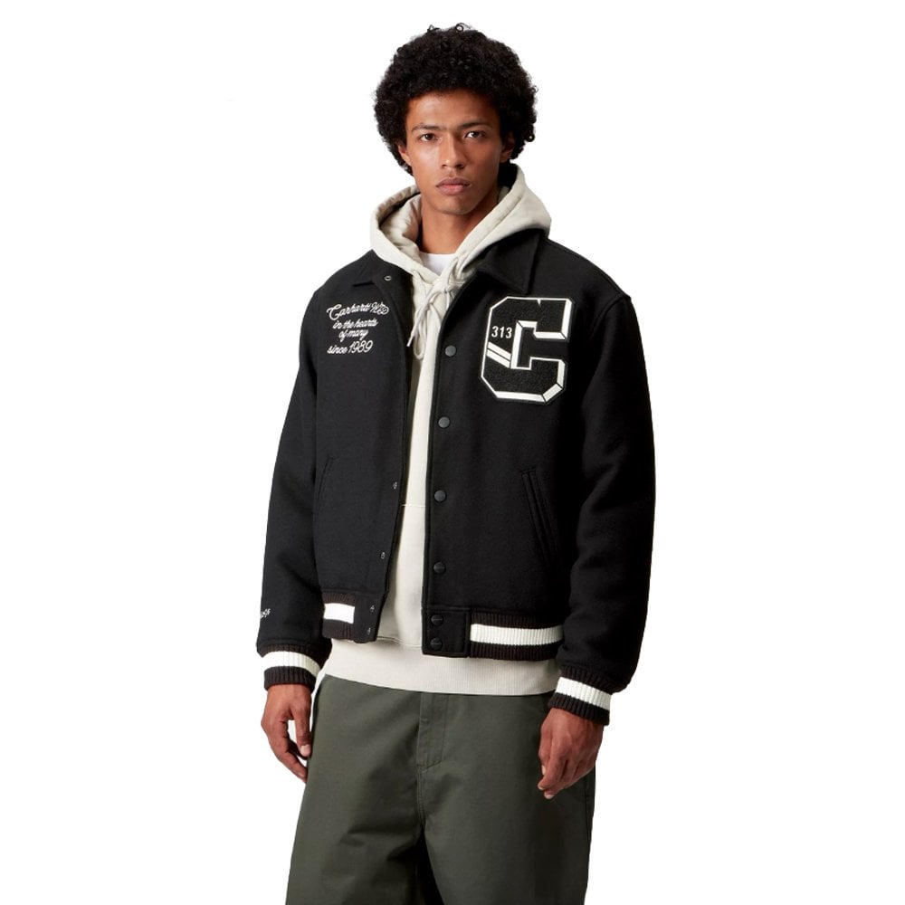 World Class Varsity Jacket - Black
