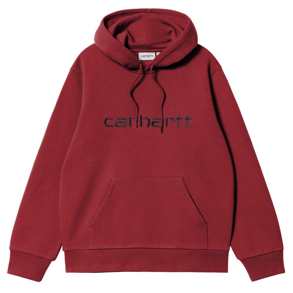 Hooded Carhartt Sweatshirt - Scarlet/Grph