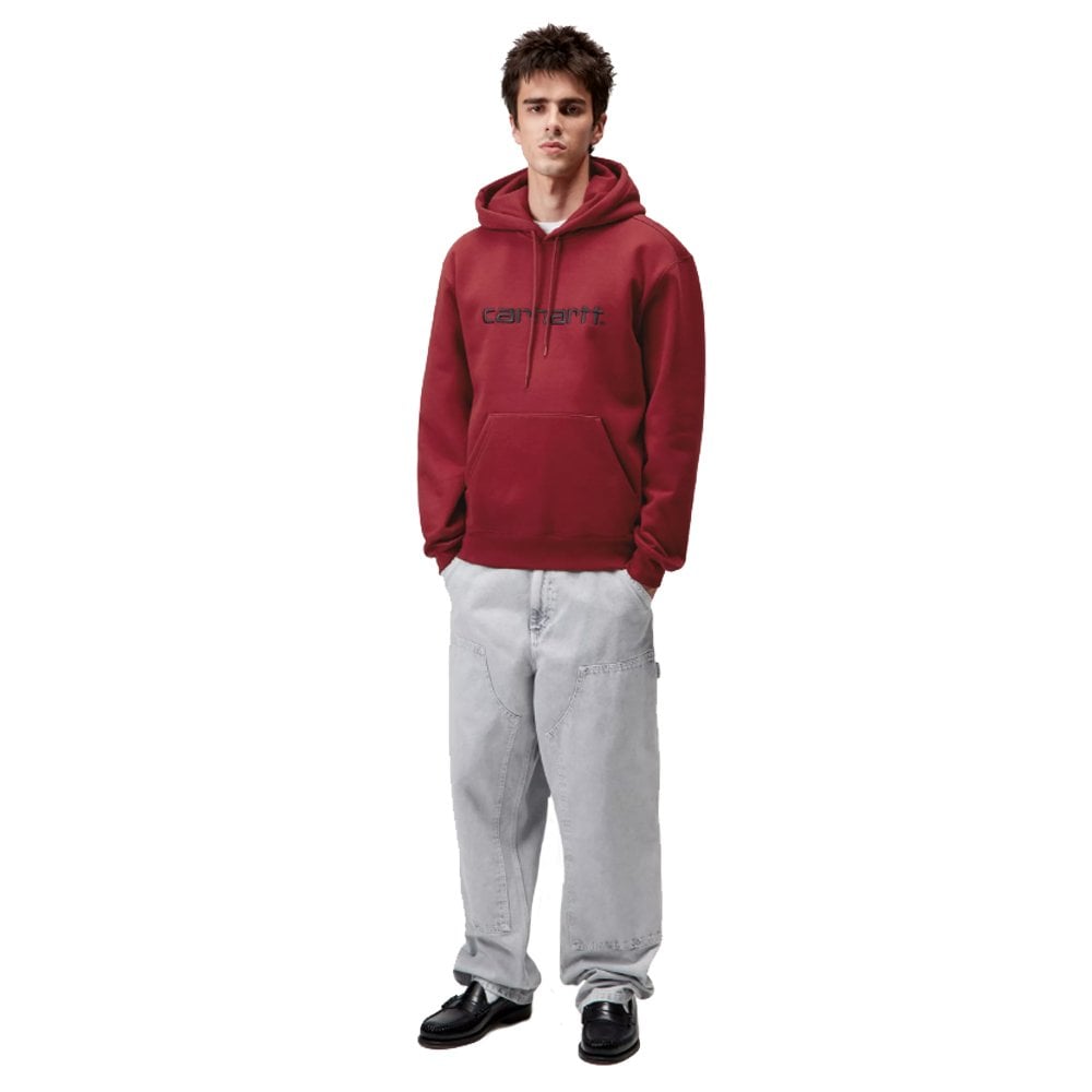 Hooded Carhartt Sweatshirt - Scarlet/Grph