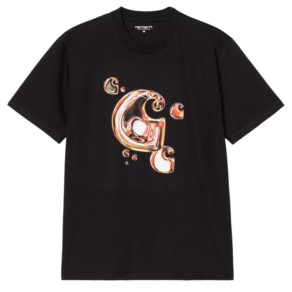 Solar Chrome C-Logo T-Shirt - Black