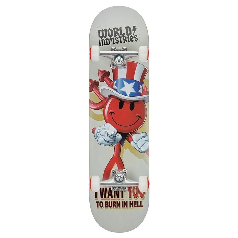 I Want U Complete Skateboard - Multi