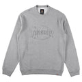 X Thrasher Embossed Sweatshirt  - Grey Melange