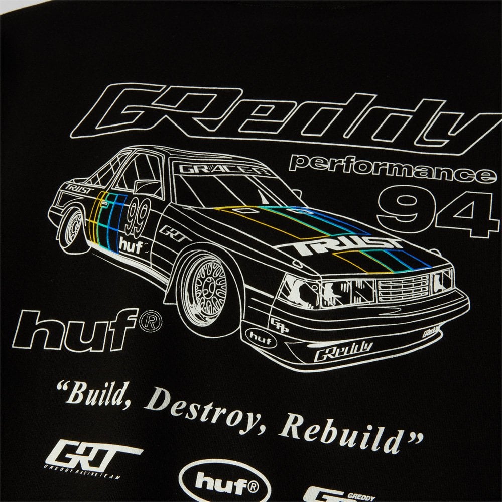 x GReddy Retro Mod Crewneck Sweatshirt - Black