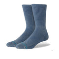 Icon Dyed Crew Socks - Sea Blue