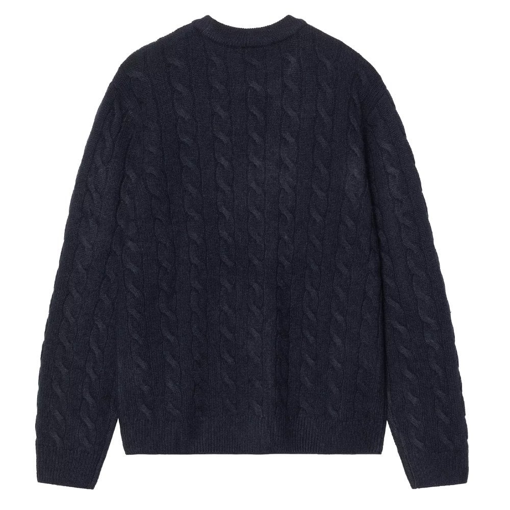 Signature Knitted Sweatshirt - Deep Night