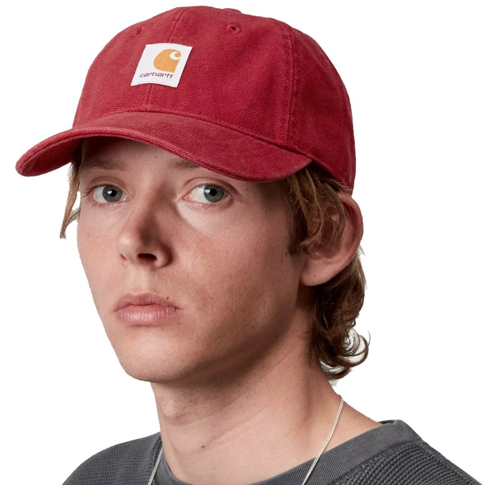 Selby Canvas Cap - Scarlet