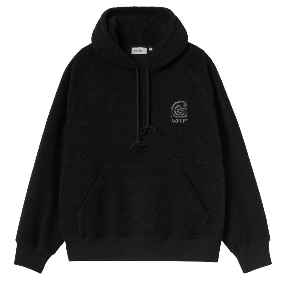 Hooded Helix Sweatshirt - Blk/Porphyry