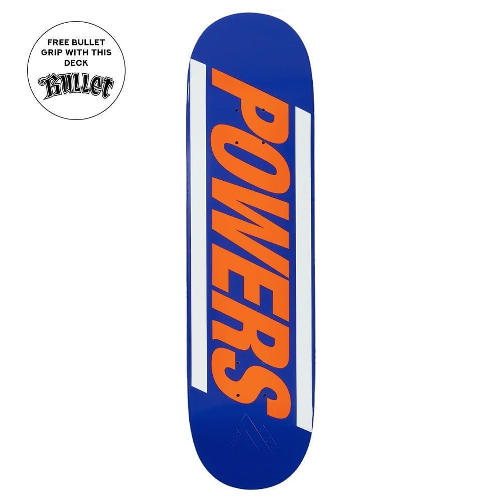 Powers Pro S41 8" Skateboard Deck - Blue