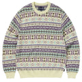 Fair Isle Knitted Sweatshirt  - Lemon