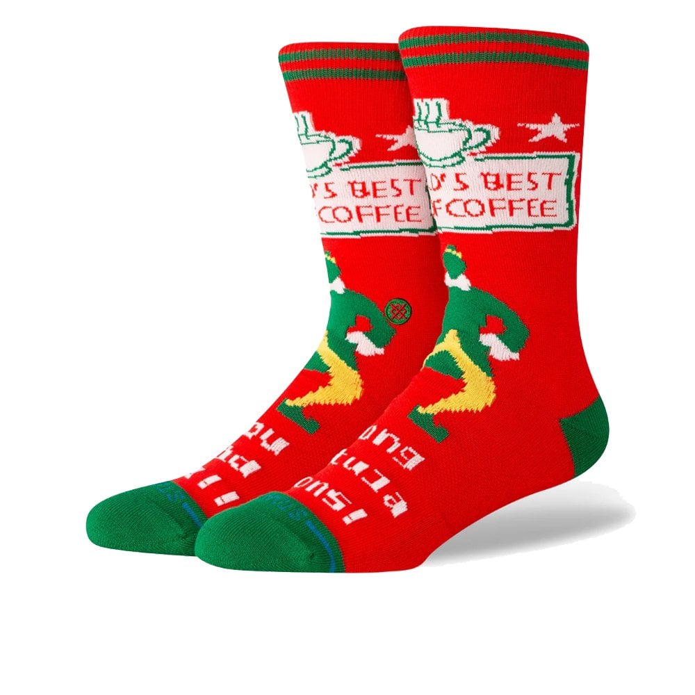 Worlds Best Crew Sock  - Red
