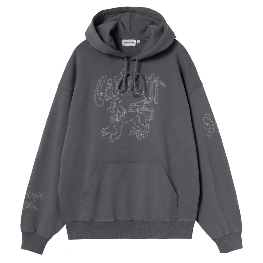 Hooded Hackwork Sweatshirt - Porphyry/Fds