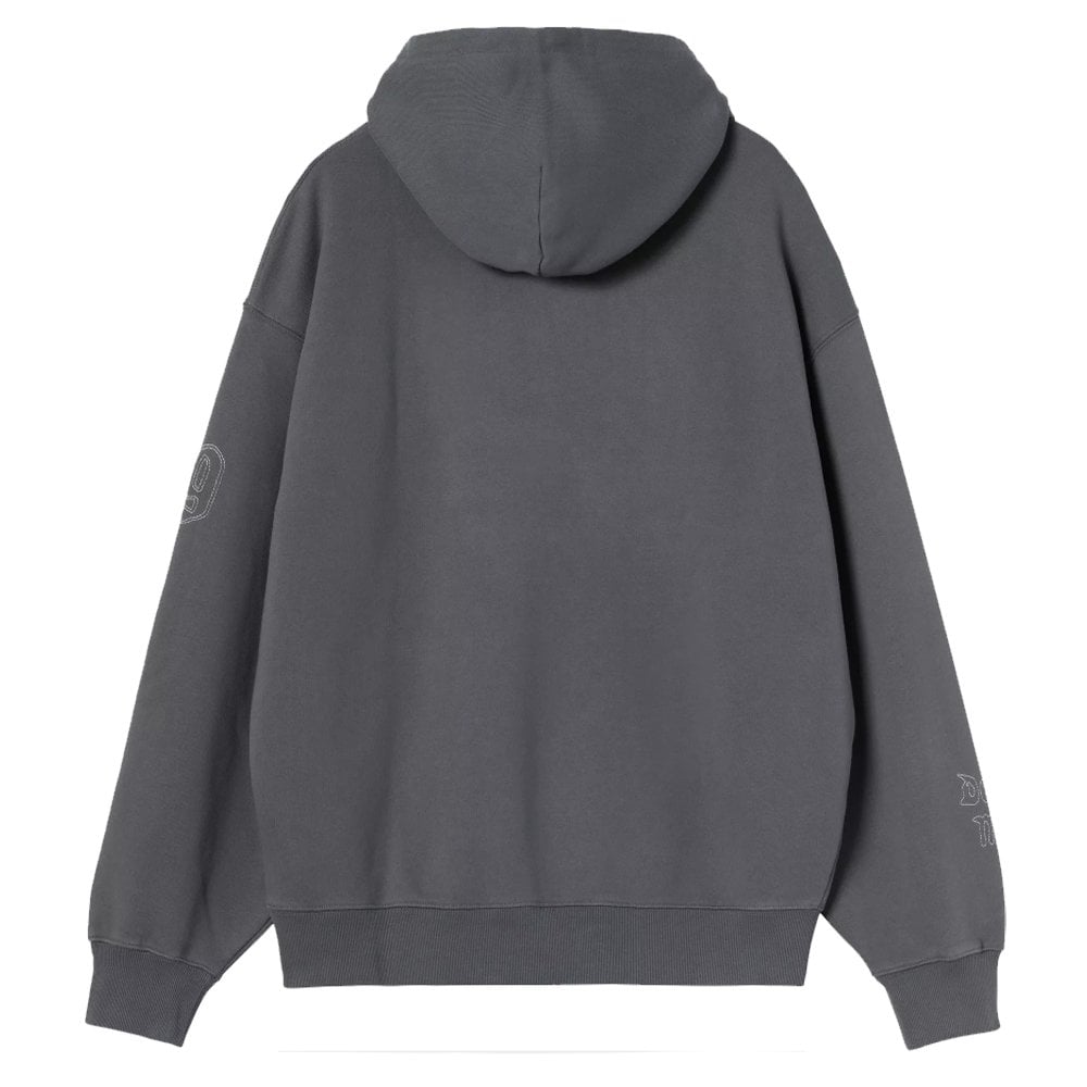 Hooded Hackwork Sweatshirt - Porphyry/Fds