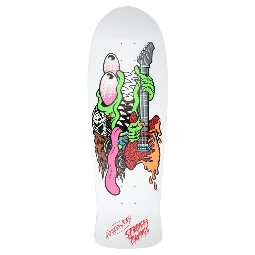 x Stranger Things Meek Slasher Skateboard Deck - White