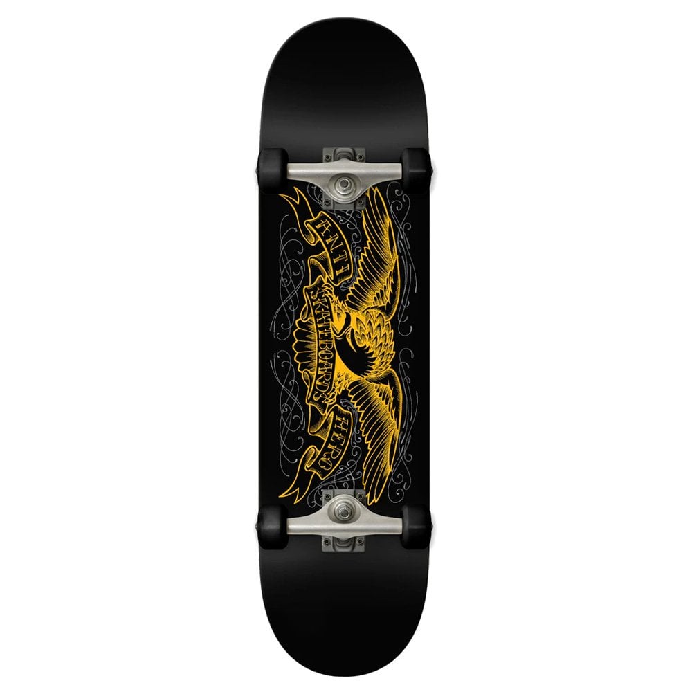 Pinstripe Complete - Black/Orange