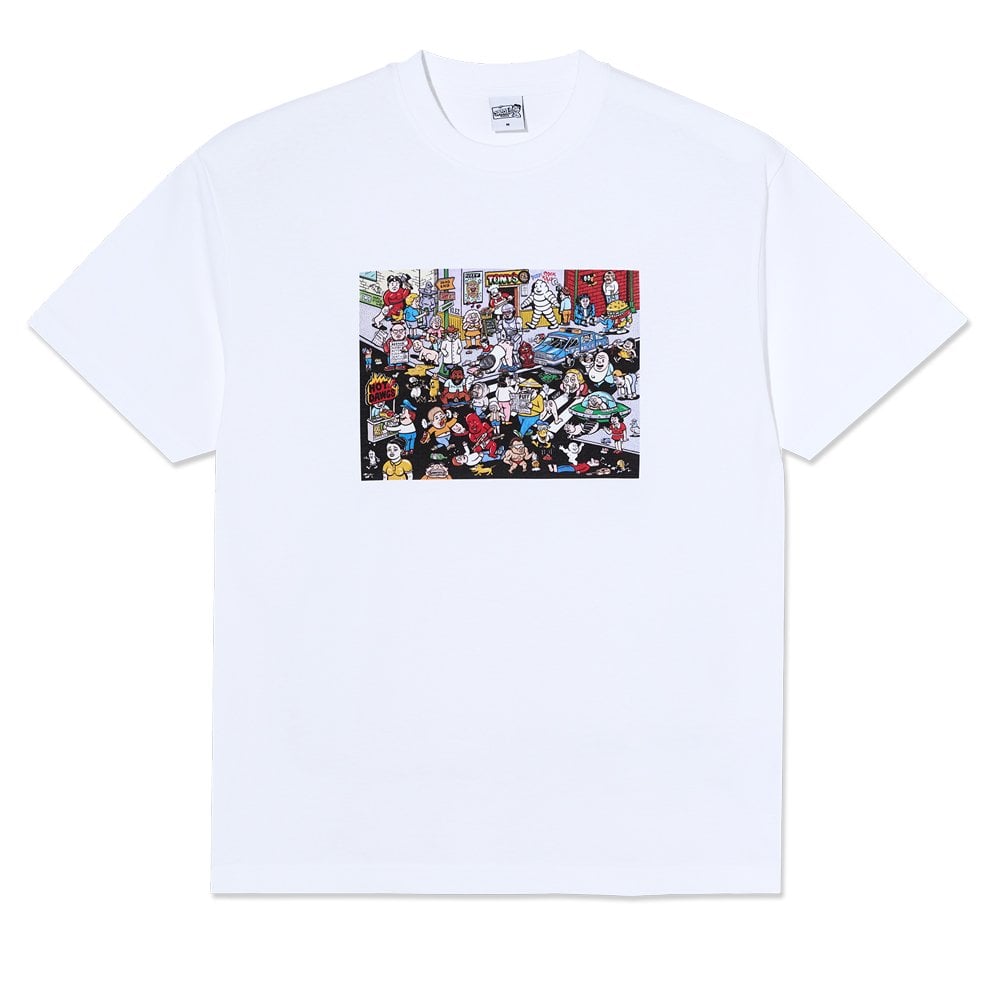 Street Corner T-Shirt  - White