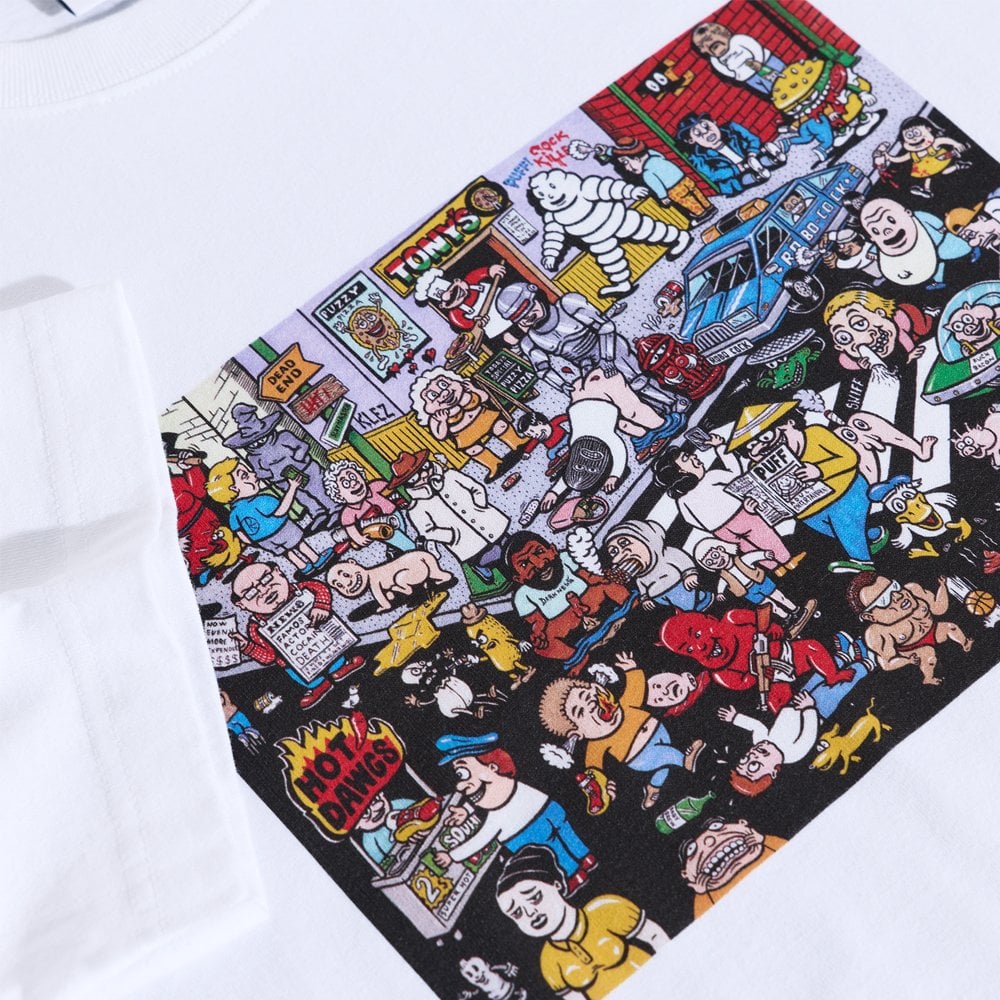 Street Corner T-Shirt  - White
