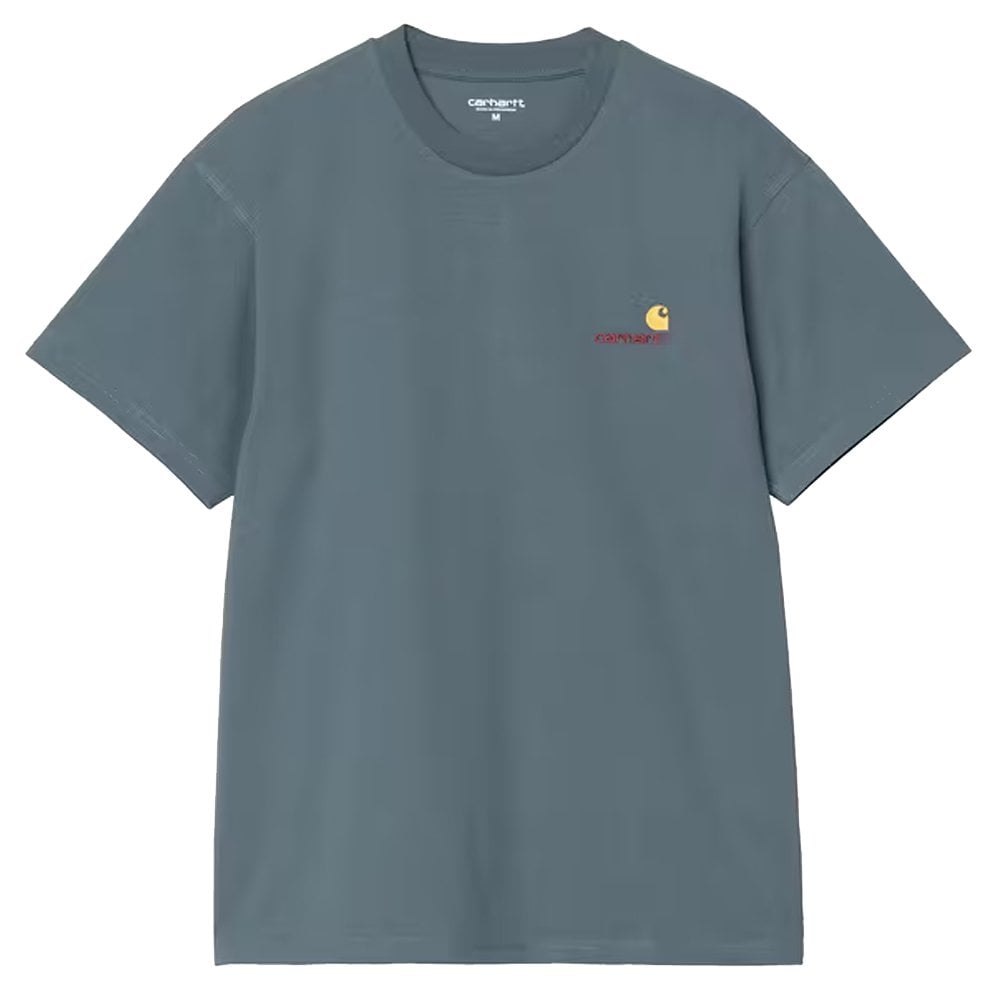 American Script T-Shirt - Office Blue