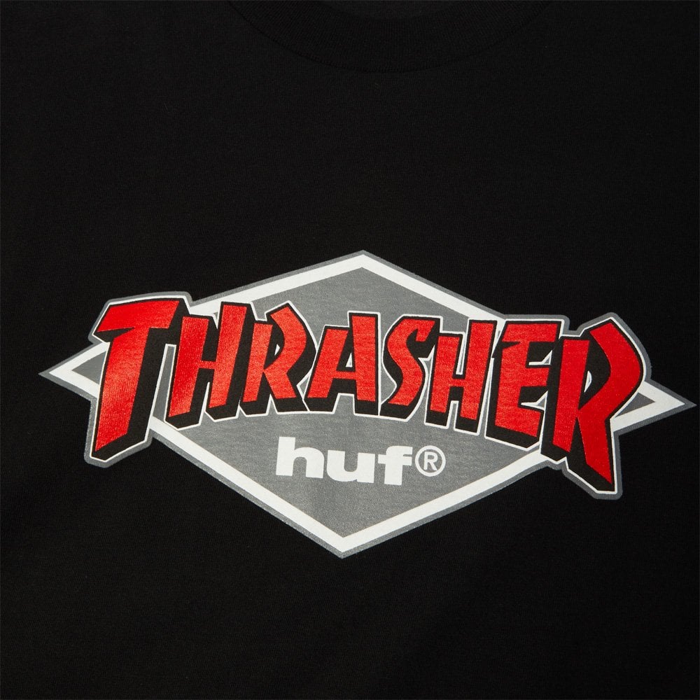 x Thrasher Logo T-Shirt - Black