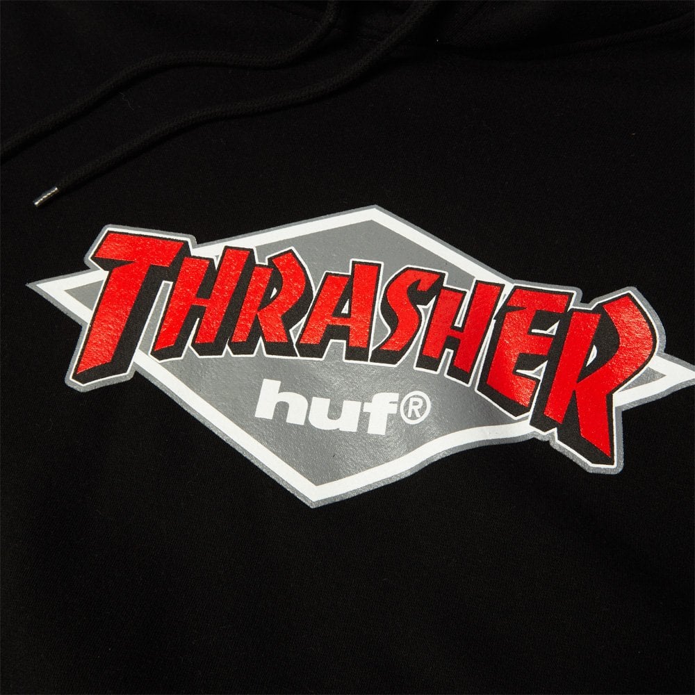 x Thrasher Logo Hoodie - Black