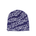 Stamp Repeat Skully - Navy/White