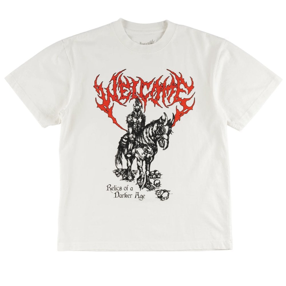 Relic Boxy Garment-Dyed T-Shirt - White