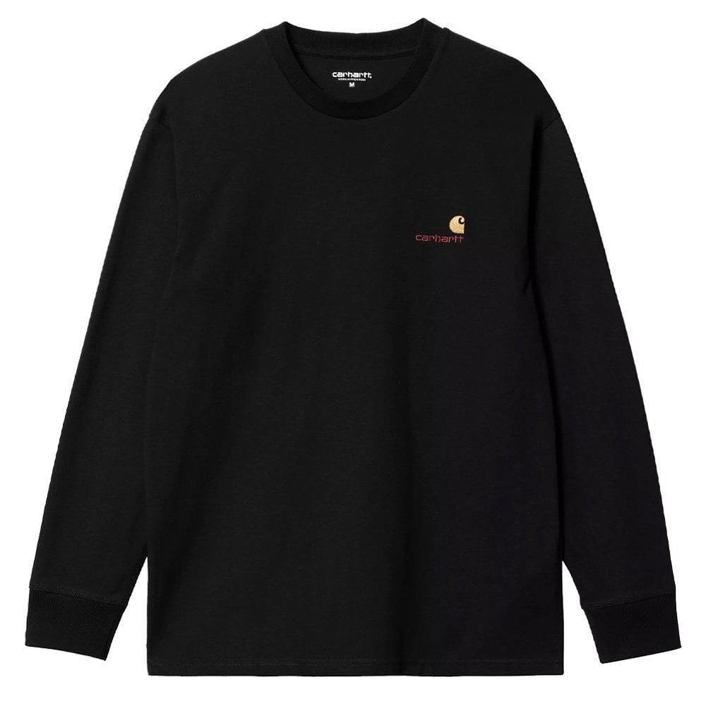 American Long Sleeve T-Shirt - Black