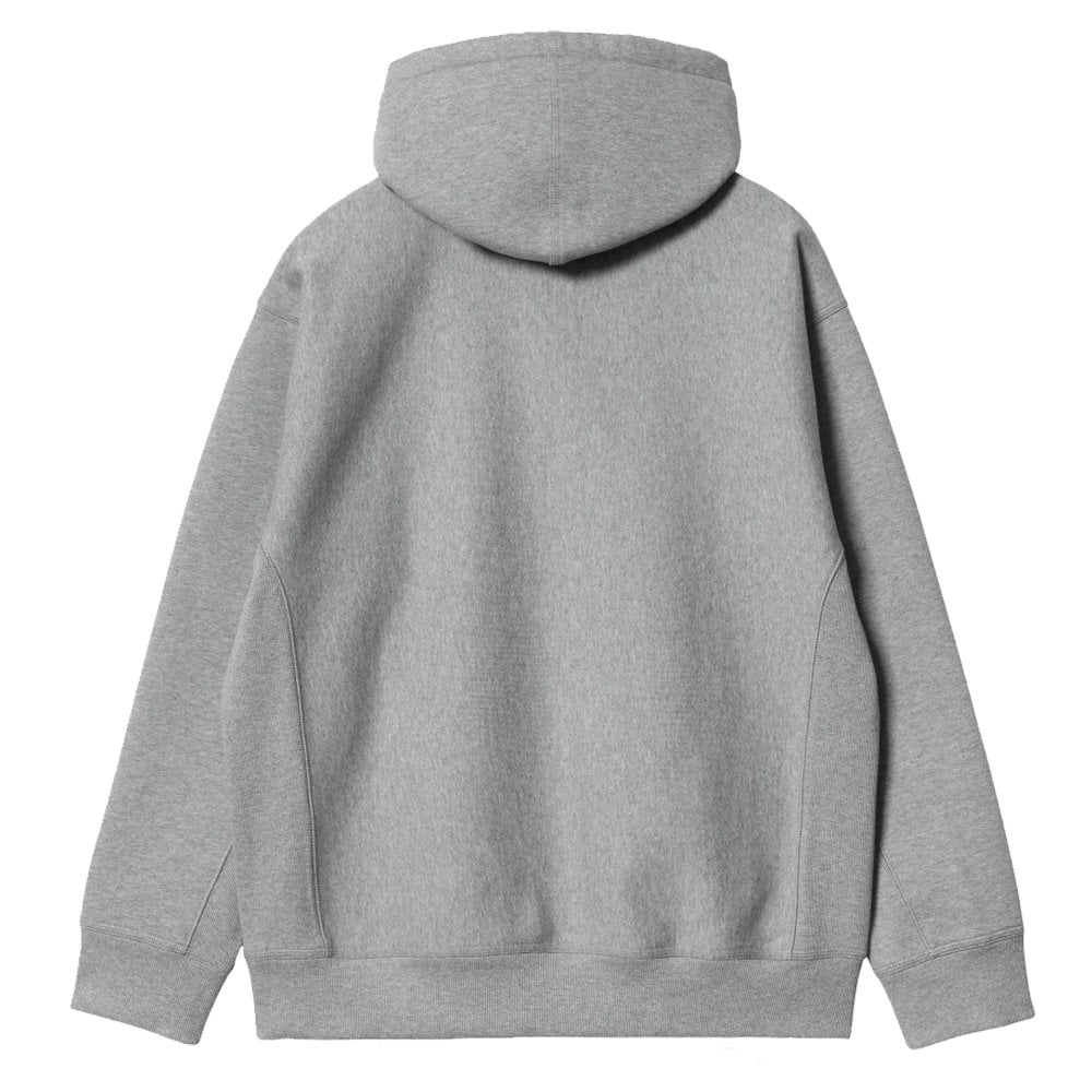 Hooded American Script Sweatshirt - Grey Heather