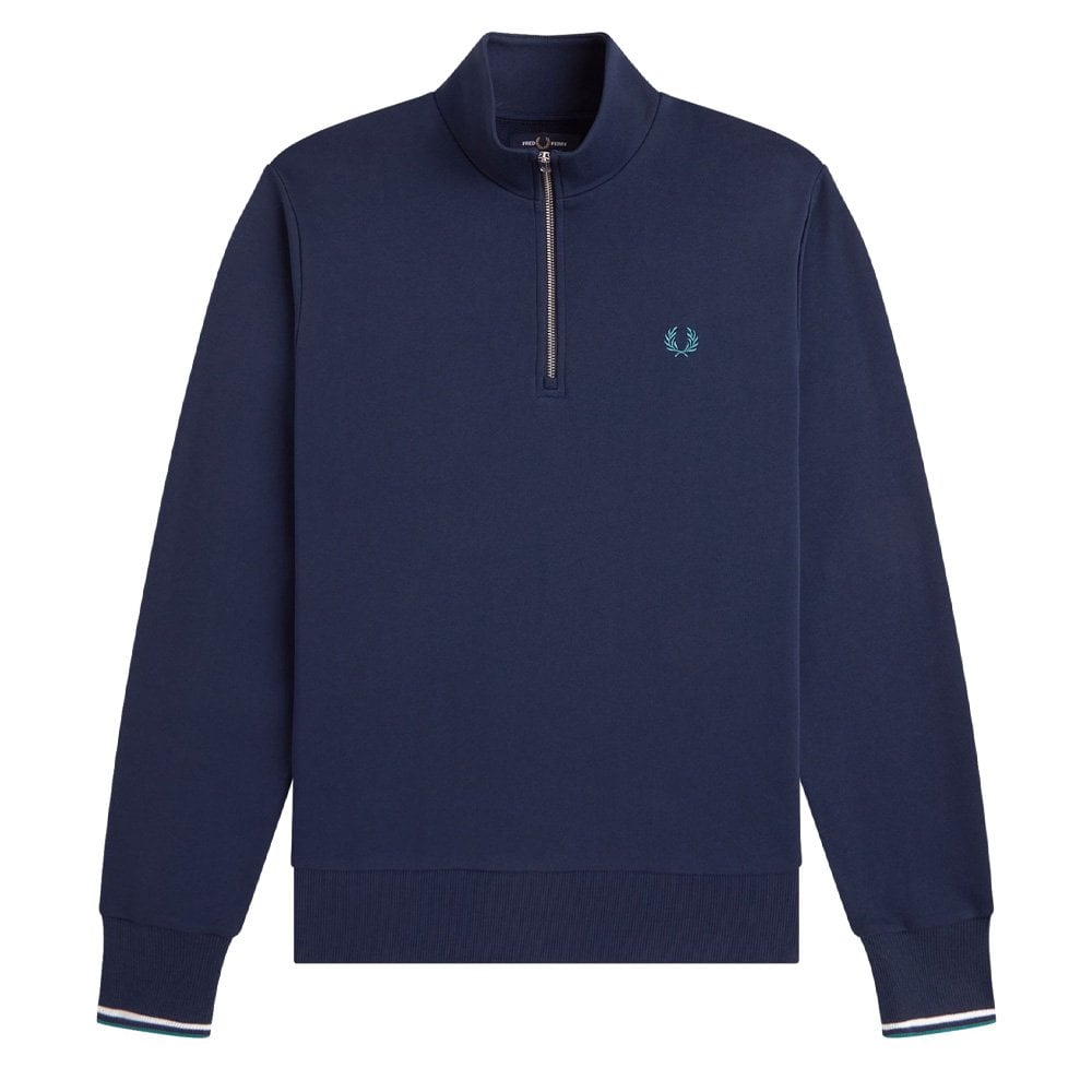 Half Zip Sweatshirt - Tennis Blue