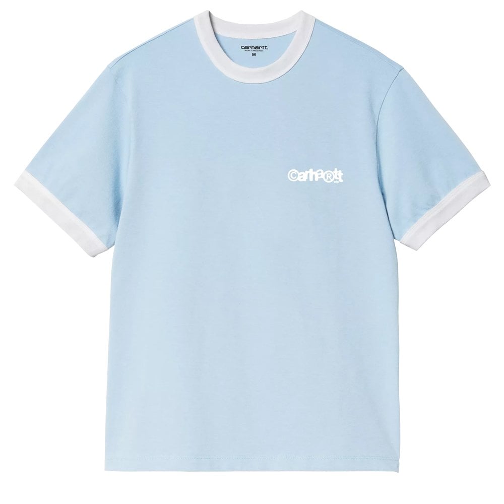 Ip Ringer T-Shirt - Icaria/White