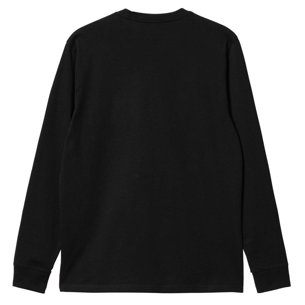 Long Sleeve Pocket T-Shirt - Black