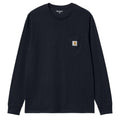 Long Sleeve Pocket T-Shirt - Dark Navy