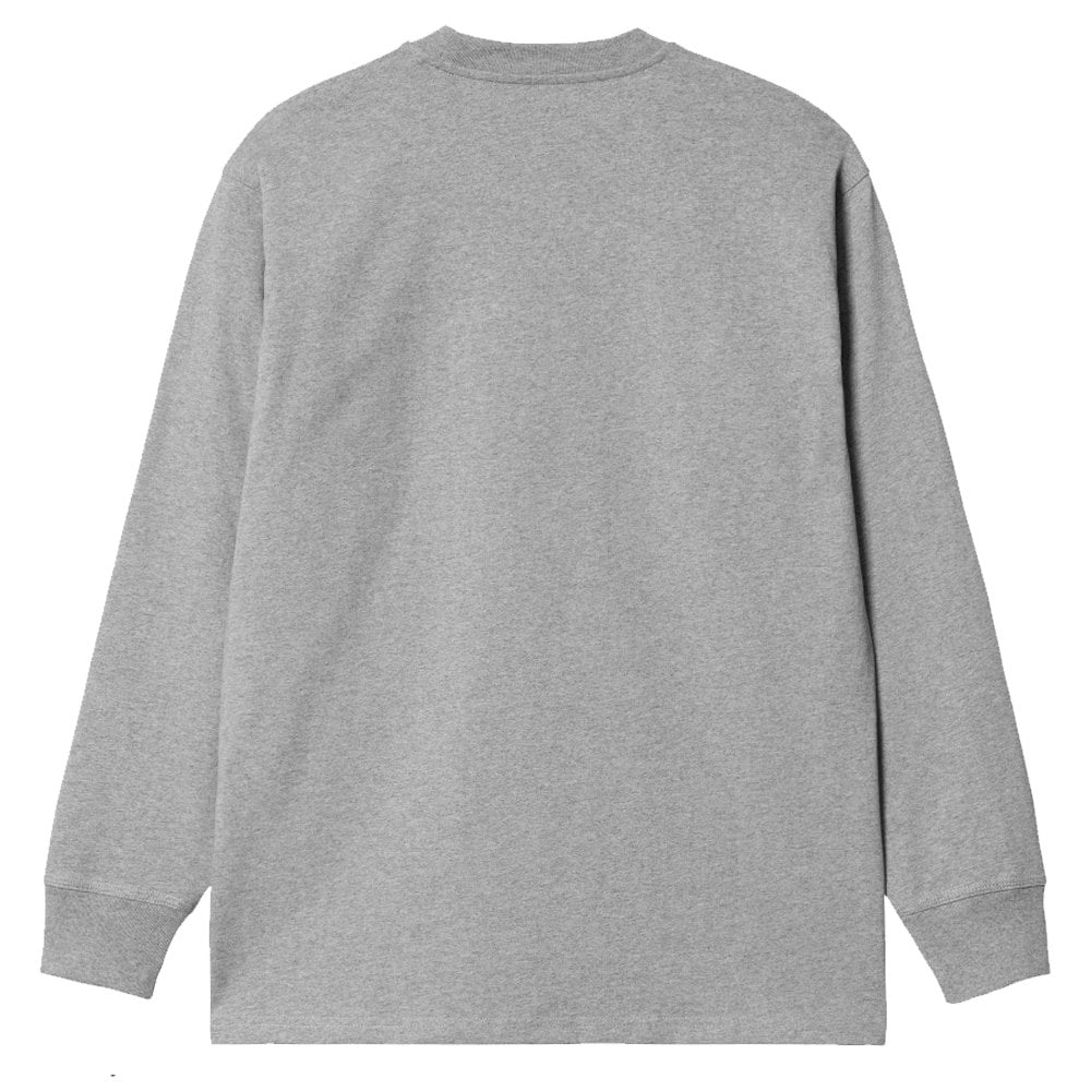 Long Sleeve Pocket T-Shirt - Grey Heather