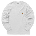 Long Sleeve Pocket T-Shirt - Ash Heather