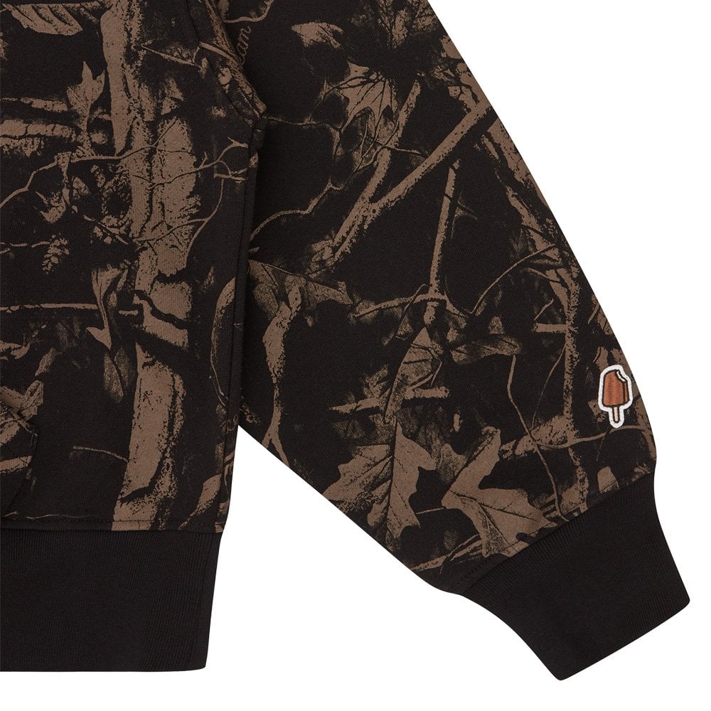Tree Camo Hoodie - Black