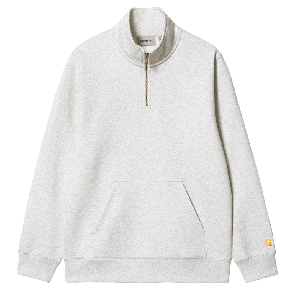 Chase Neck Zip Sweatshirt - Ash Heather