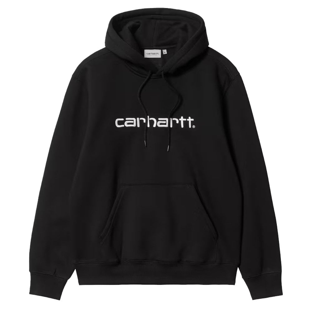 Hooded Carhartt Sweatshirt - Black/White