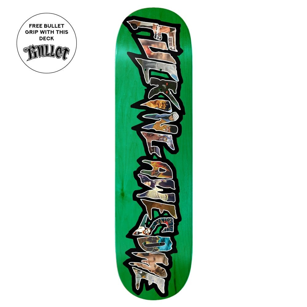 Jason Dill Big Logo Collage Deck - Green