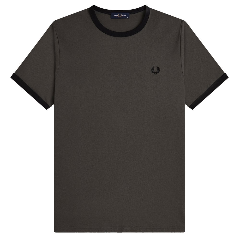 Ringer T-Shirt - Fieldgrn/Blk