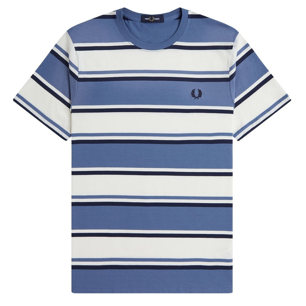Bold Striped T-Shirt  - Ace Blue