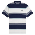 Heavyweight Striped T-Shirt - Tennis Blue